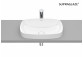Under-countertop washbasin Square FINECERAMIC®, Roca Inspira - Onyks