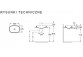 Under-countertop washbasin Square FINECERAMIC®, Roca Inspira - Onyks