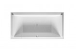 Bathtub with hydromassage 150x75cm, Duravit Qatego, Combi-System P - White