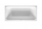 Bathtub with hydromassage Duravit Starck 200x100 cm, wariant hydromasażu Air-System - white