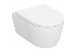 Bowl Geberit Icon washdown model, hanging rimfree, bezrantowa