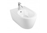 Bowl WC Geberit iCon 53x36 cm, bez kołnierza, spłukiwanie wirowe with soft-close WC seat - white