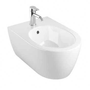Bowl WC Geberit iCon 53x36 cm, bez kołnierza, spłukiwanie wirowe with soft-close WC seat - white