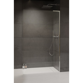 Parawan nawannowy Radaway Modo SL Black PNJ II 70 prawy, glass transparent, profil black