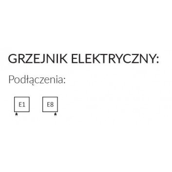 Grzejnik elektryczny Terma Warp S 111x50 cm z grzałką MOA Bluetoth - color RAL i colory specjalne