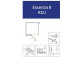 Door cabins prysznicowej Radaway Essenza 8 KDJ 100, left, 1000x2000mmm, glass transparent, chrome