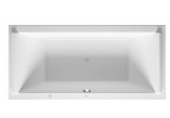 Bathtub with hydromassage Duravit Happy D.2 190x90 cm, wariant hydromasażu Air-System - white
