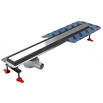 Drainline Wiper New Premium Revers with sealing, 80 cm, siphon drop 35 - szlif