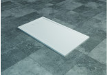 Shower tray z konglomeratu SanSwiss Livada W20AS rectangular 110x80 cm - white