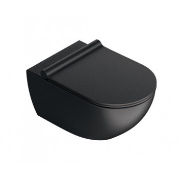 Bowl Catalano Sfera 55x35 cm hanging Silentech (bez kołnierza) - tortora mat