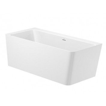 Corner bathtub asymmetric Roca Easy left, white, acrylic, 150 x 80 cm, legs w zestawie