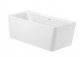 Corner bathtub asymmetric Roca Easy left, white, acrylic, 150 x 80 cm, legs w zestawie