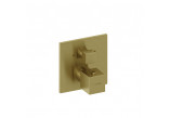 Concealed mixer bath and shower with thermostat, KLUDI NOVA FONTE Puristic - black mat 