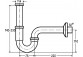 Siphon rurowy for bidet Viega - chrome