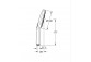 Hand shower Grohe Rainshower Aqua Stick 1-strumieniowa - stainless steel