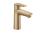Washbasin faucet Hansgrohe Talis E 110, height 162mm, with pull-rod i kompletem odpływowym, black brushed chromee