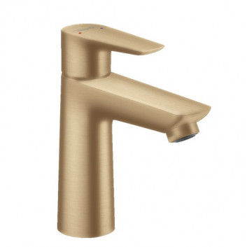 Washbasin faucet Hansgrohe Talis E 110, height 162mm, with pull-rod i kompletem odpływowym, black brushed chromee