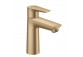 Washbasin faucet Hansgrohe Talis E 110, height 162mm, with pull-rod i kompletem odpływowym, black brushed chromee