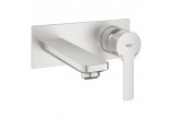 Bath tap Grohe Lineare 4-hole - brushed hard graphite