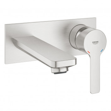 Bath tap Grohe Lineare 4-hole - brushed hard graphite