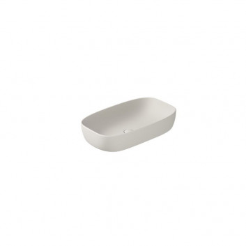 Countertop washbasin Galassia Dream white, 64 x 38 x 14 cm, without overflow, without tap hole