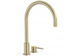 Washbasin faucet Tres Study Colors, single lever standing, height 373 mm - gold cava