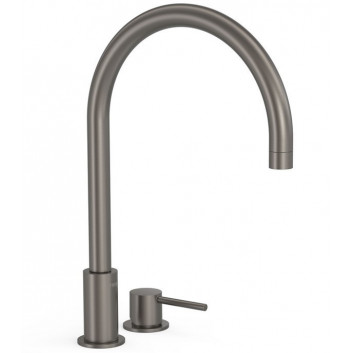 Washbasin faucet Tres Study Colors, single lever standing, height 373 mm - gold cava