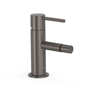 Bidet mixer Tres Study Colors, single lever, standing - gold cava