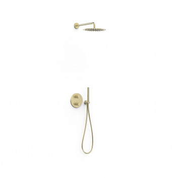 Set shower mixer Tres Therm-box, termostatycznej, concealed 2-drożnej - volcanic