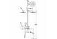Set shower mixer Tres Therm-box, termostatycznej, concealed 2-drożnej - volcanic