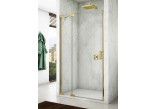 Side panel 200x80 cm, SanSwiss Cadura - Glass transparent/gold