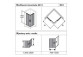 Corner shower cabin Huppe Aura door sliding 80x80 cm, wys. 190 cm, silver profile mat, transparent glass