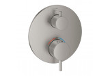 Shower mixer Grohe Atrio thermostatic do obsługi dwóch wyjść wody - stainless steel