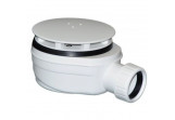 Siphon for shower tray Polysan low, średnica 90 mm - white