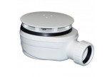 Siphon for shower tray Polysan low, średnica 90 mm - white