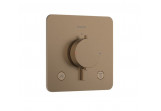 Mixer thermostatic Hansgrohe Ecostat Comfort Q do 2 odbiorników, concealed - brushed bronze