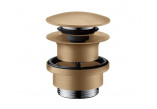 Set drain Push-Open do umywalek i bidetów Hansgrohe, black brushed chromee