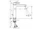 Washbasin faucet Hansgrohe Vernis Blend single lever 70 with pop-up waste with pull-rod - chrome