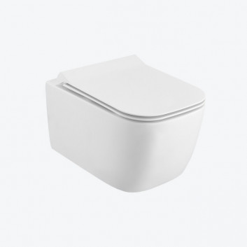 Wall hung bidet Excellent Doto, 53,5x37cm, white