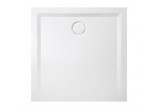 Square shower tray Sanplast B-M/SPACE S 90x90x1,5 biew, odlew mineral - white