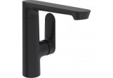 Washbasin faucet HansaGenesis with side handle mieszacza, standing, single lever - black mat