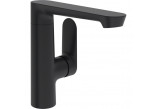 Washbasin faucet HansaGenesis with side handle mieszacza, standing, single lever - black mat