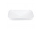 Countertop washbasin Corsan Intero rectangular 53x33,5x17 cm with waste klik-klak whitem
