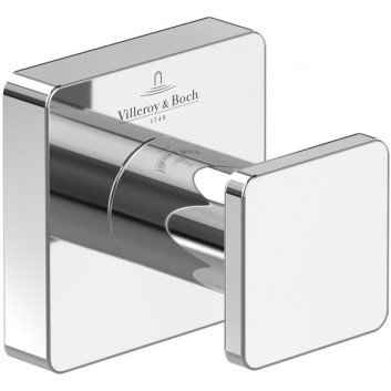 Double hook for towels Villeroy & Boch Elements – Striking - chrome