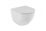 Corner bathtub Besco Avita Slim 170x75 cm, acrylic, right - white 