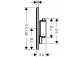 Mixer thermostatic Hansgrohe Ecostat Comfort S, do 2 odbiorników, concealed - chrome