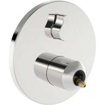 Washbasin faucet HansaGenesis, component wall mounted, spout 20,3 cm - chrome