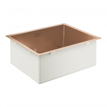 Zlewozmywak Grohe K700U 550 x 450 mm ze stali szlachetnej - brushed cool sunrise