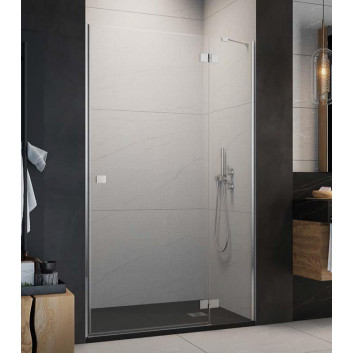 Door shower for recess installation Radaway Premium Plus DWJ 160, uniwersalne, 1575-1615mm, glass fabric, profil chrome