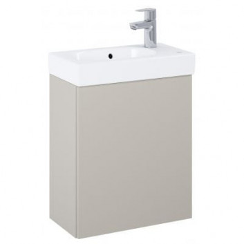 Cabinet bathroom Roca Alpine vanity 60 cm, with 2 drawers - black mat